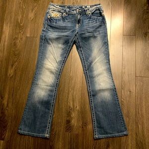 Miss Me Boot Cut Jeans 29” x 29.5”